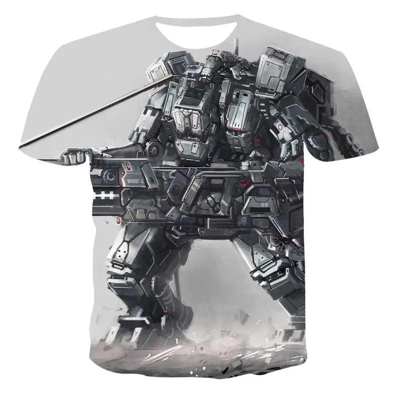 

Fashion 3D Printing Men's T-Shirt Breathable Streetwear Painted Printing Casual T-Shirt
