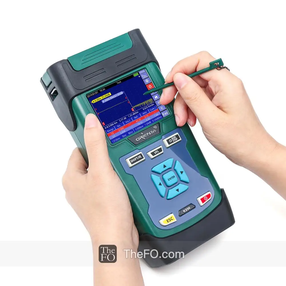 Orientek OTDR K330 SM 1310 нм встроенный волоконно-оптический тестер мини рефлектометр |