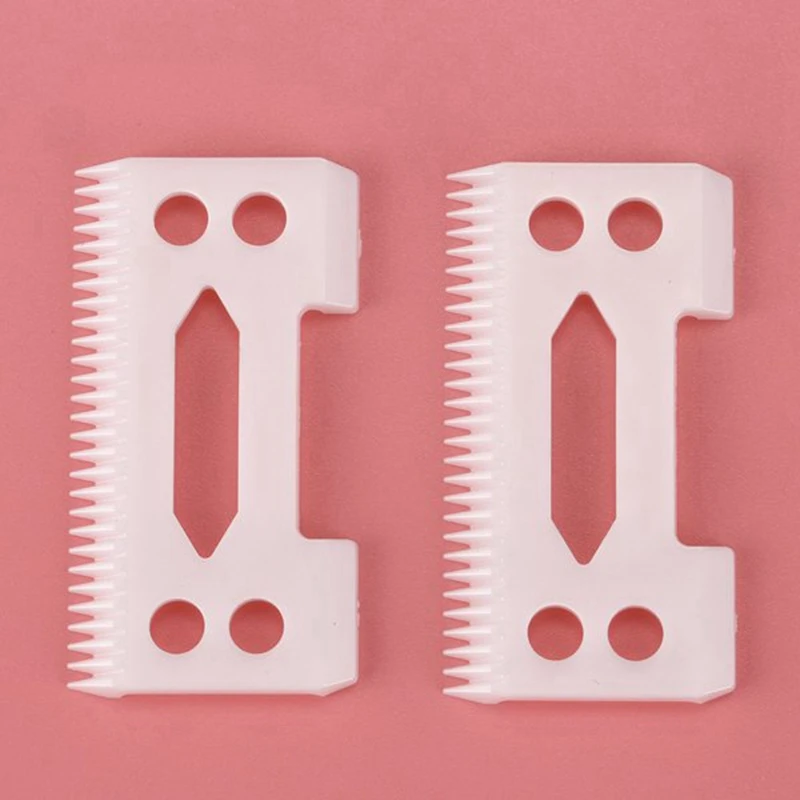 

8 Pieces Ceramic Blade Ceramic Replacement Cutter ,28 Teeth Ceramic Clipper Blade Replacement Cutter 2-Hole Clipper