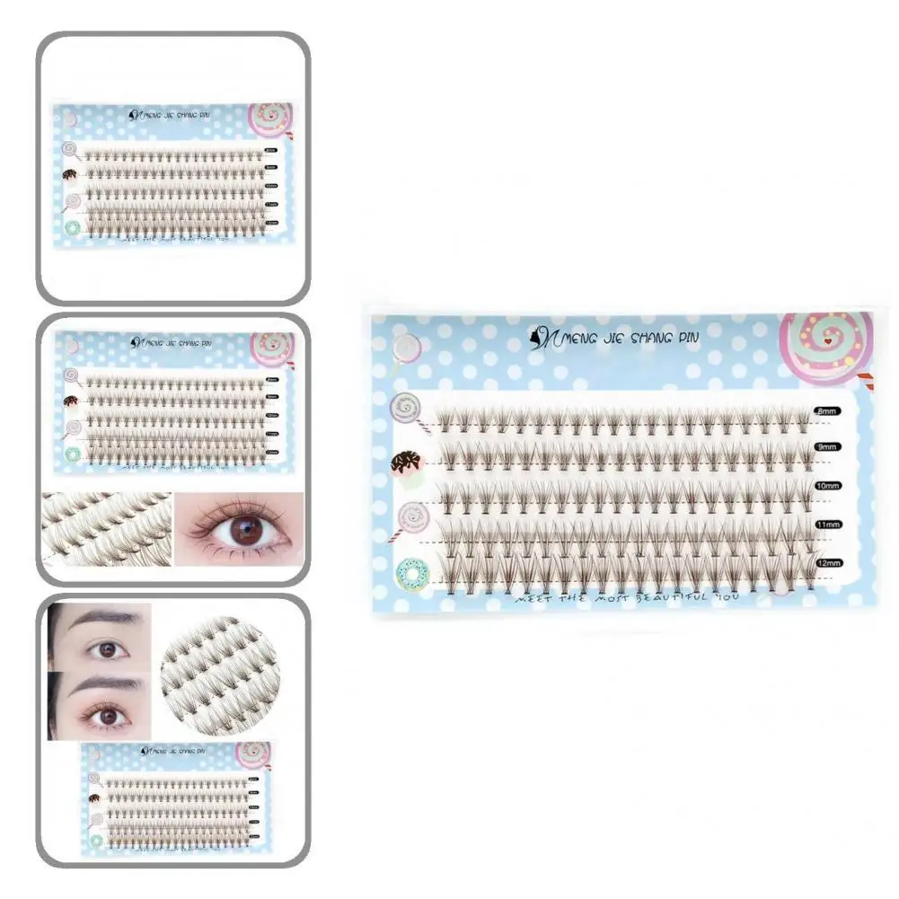 

3D Effect Lightweight Five Rows Mixed Fishtail False Eyelashes for Women