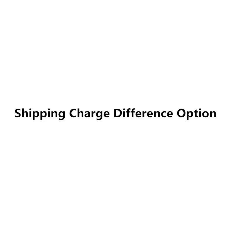 

Shipping Charge Difference Option