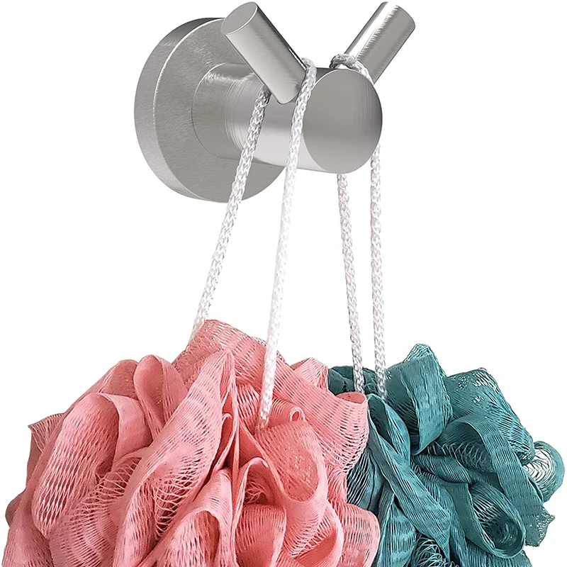 

2PCS Bathroom Robe Hook, Towel Hanger, SUS304 Stainless Steel Constructed Rust Proof for Lifetime Use