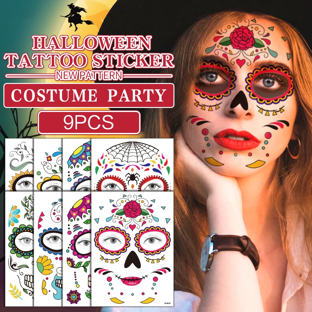 Красочные уход за кожей лица Стикеры безопасные нетоксичные воды доказательство