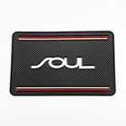 Нескользящий коврик для приборной панели автомобиля, 1 шт., Противоскользящий коврик для Kia Soul 2010 2011 2017 2018, автомобильные аксессуары