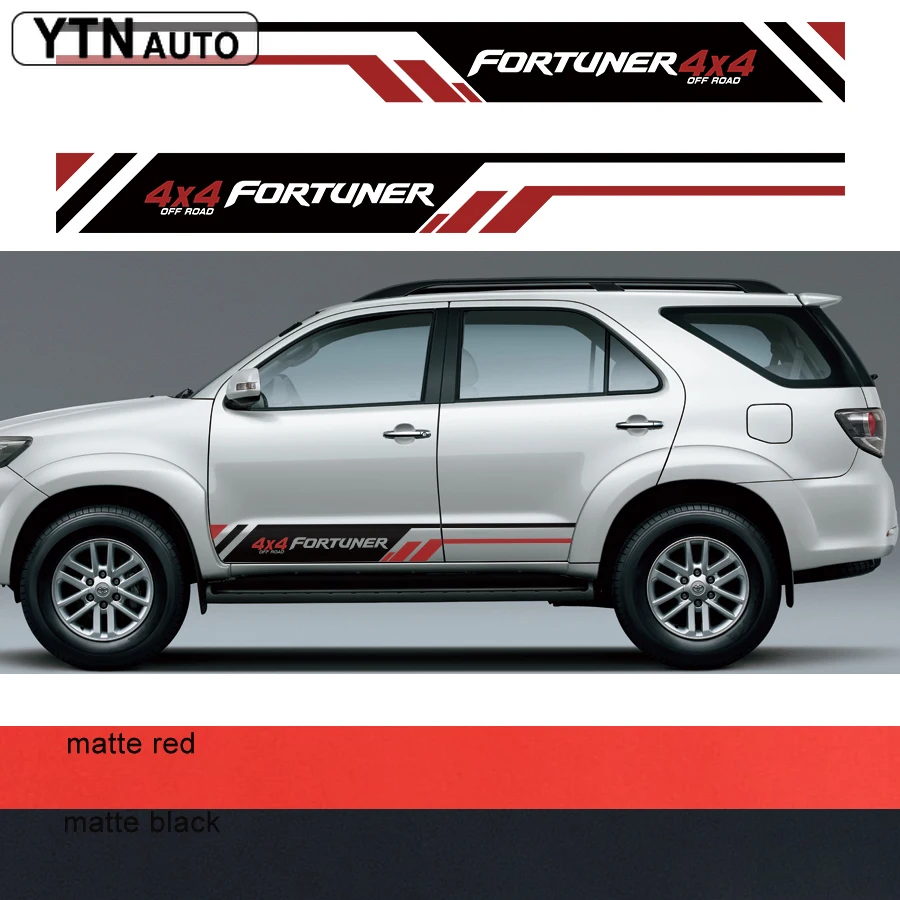 Автомобильные наклейки 2 шт. 4X4 полос для бездорожья боковые двери графические