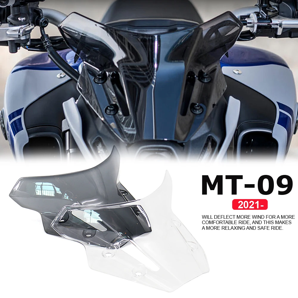 

For YAMAHA MT-09 MT09 MT 09 mt09 2021 2022 New Motorcycle Accessories Touring Sports Deflector WindScreen Windshield Visor