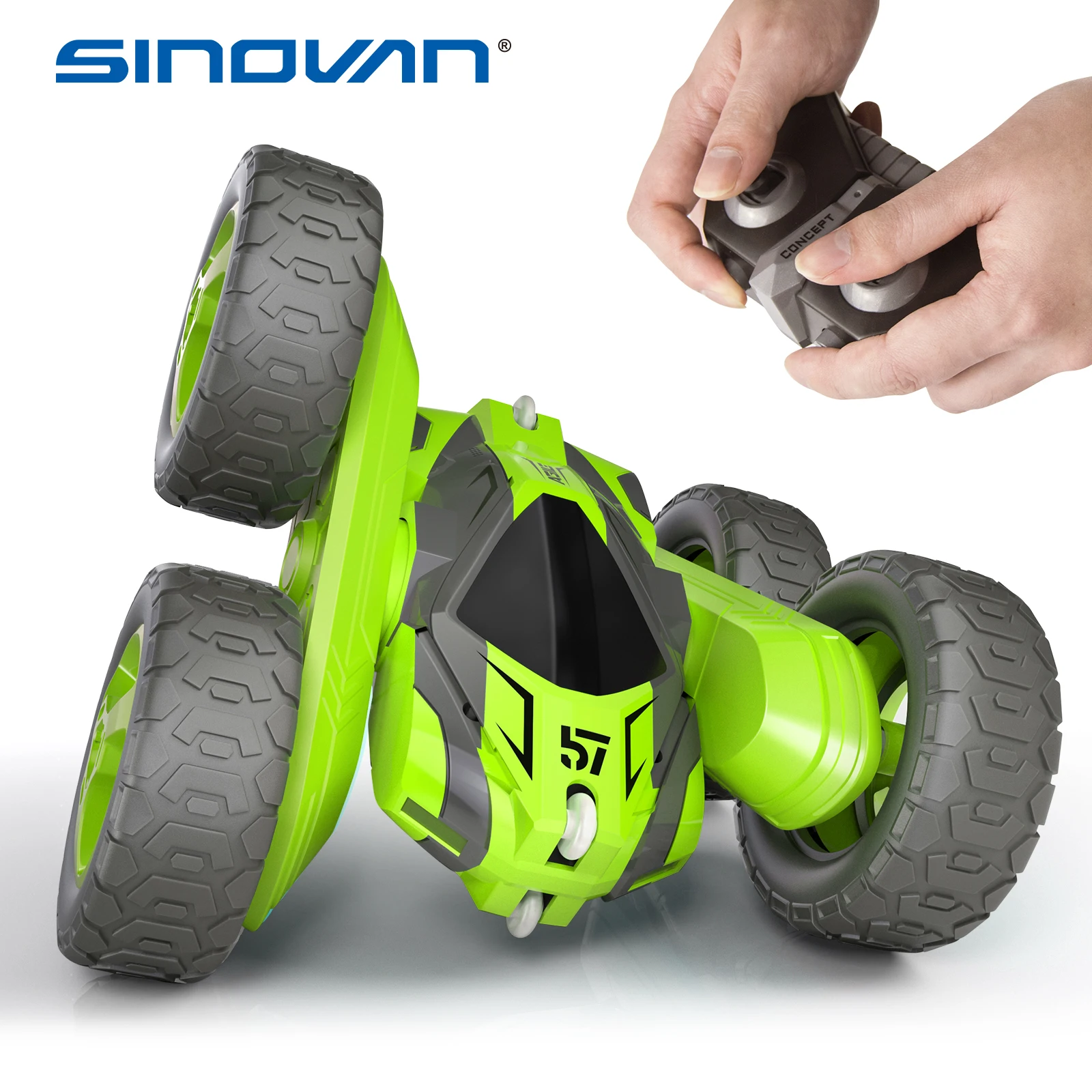 

Sinovan RC Stunt Car 2.4G 4CH Drift Deformation Buggy Roll Car Flip 360 Degree Rotating Vehicle Models Remote Control toys