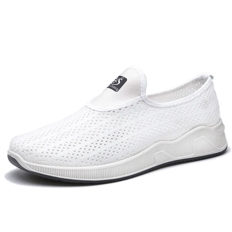 

Китайская Тканевая обувь, Мужская классическая обувь для ходьбы, новая сетчатая обувь, дышащая сетчатая повседневная обувь для ленивых люд...