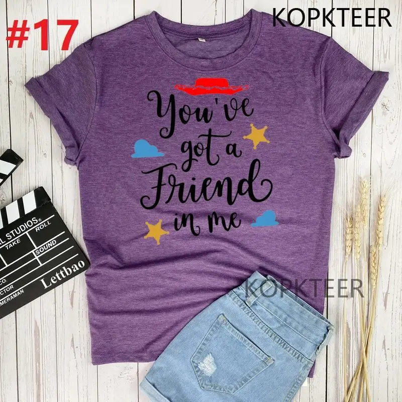 У вас есть друг во мне в стиле Харадзюку для женщин Футболка эстетическое модное