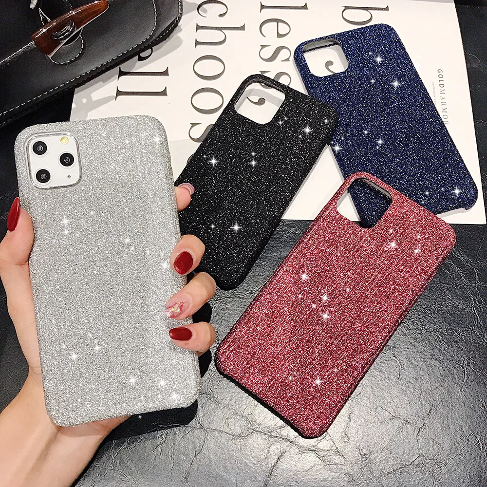 

Luxury Gold Velvet Phone Case Caver For Iphone 11 Pro Max Soft Silicone Anti Shock Cover For Iphone 6 7 8Case Bag