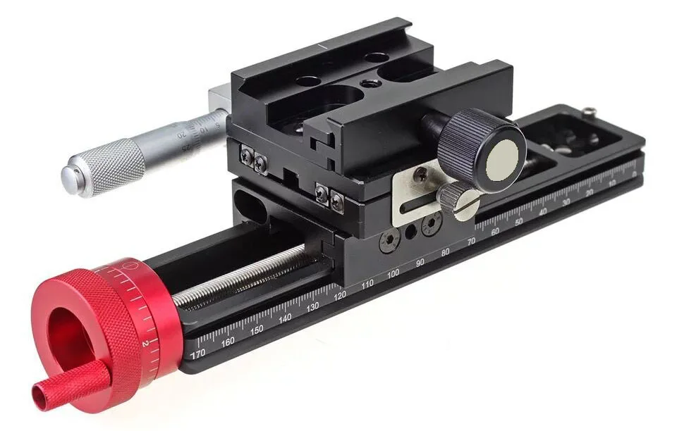 Двусторонние направляющие для макросъемки 180 мм точного фокуса|Детали