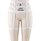 Свадебная обувь для невесты нога подвязки розовые Плавки бикини с завышенной талией в стиле панк с цветочным принтом белые чулки подвязки для женщин пикантные нижнее белье для бондажа страховочная система