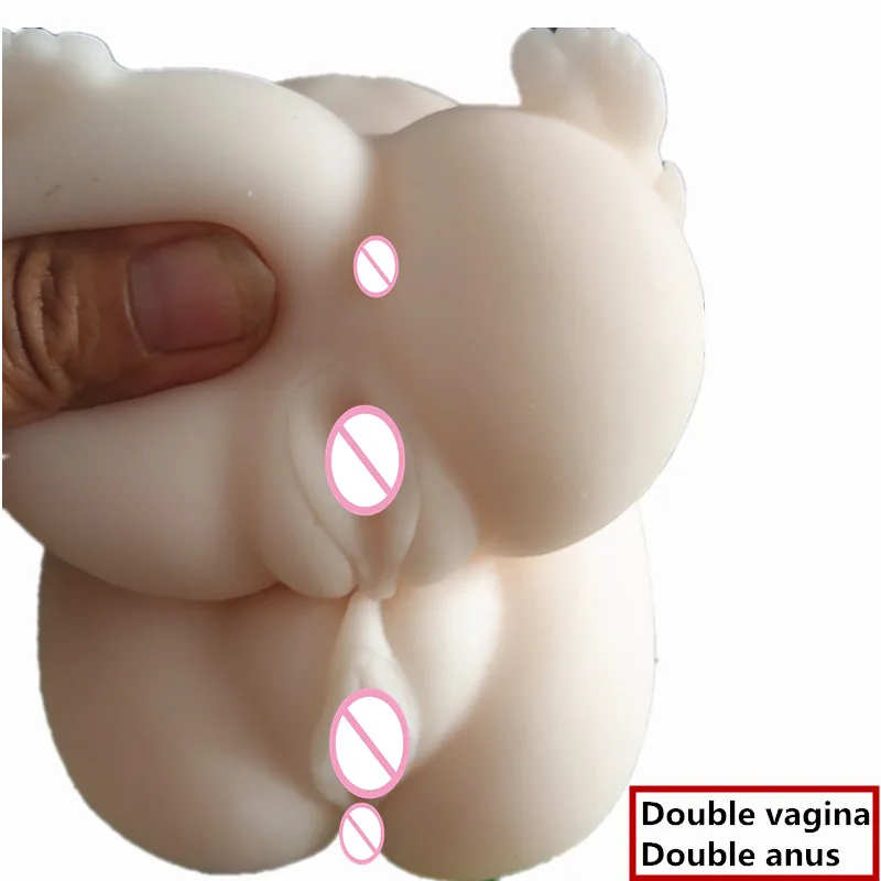 Секс-игрушки для мужчин Двойная силиконовая вагина и искусственная Мужская