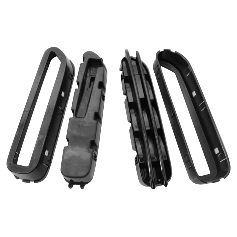 

New Side Fender Air Flow Vents Sets Grille Grill for BMW 5 Series E39 E60 E61 M5 Black