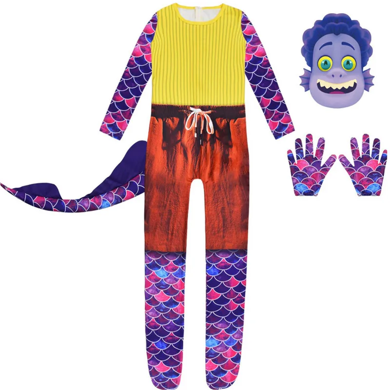 Детские костюмы на Хэллоуин для мальчиков и девочек летний костюм косплея в