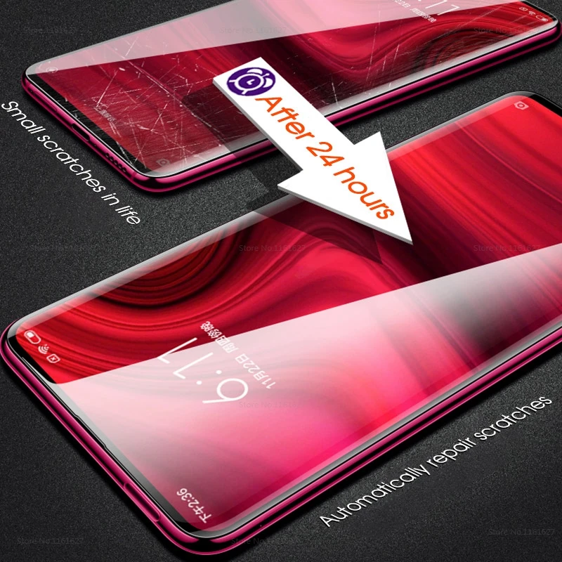 Гидрогелевая пленка для Redmi Note 9 S защиты экрана от царапин полное покрытие Xiaomi Red mi