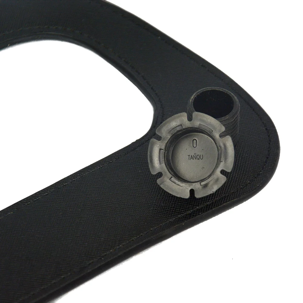 Серебряная ручка Tanqu из ПУ кожи для стандартного Obag черная d-образная большая