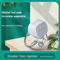 usb rechargable hands free electric breast pump silent wearable automatic milker portable baby breastfeed milk extractor 180ml