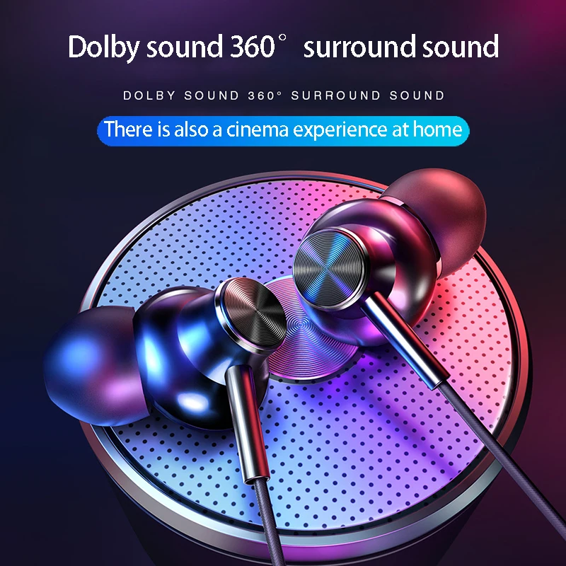 HIFI сабвуфер USB type c гарнитура 3 5 мм Интерфейс проводные наушники Высокое качество