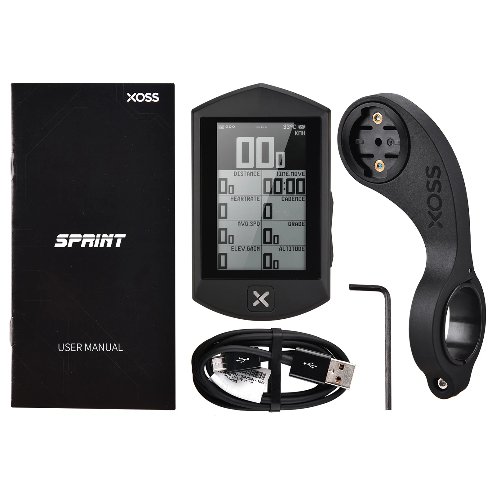 

XOSS GPS Cycling Computer G Wireless Speedometer Cycle Tracker Waterproof Road Bike MTB Bicycle Odometer