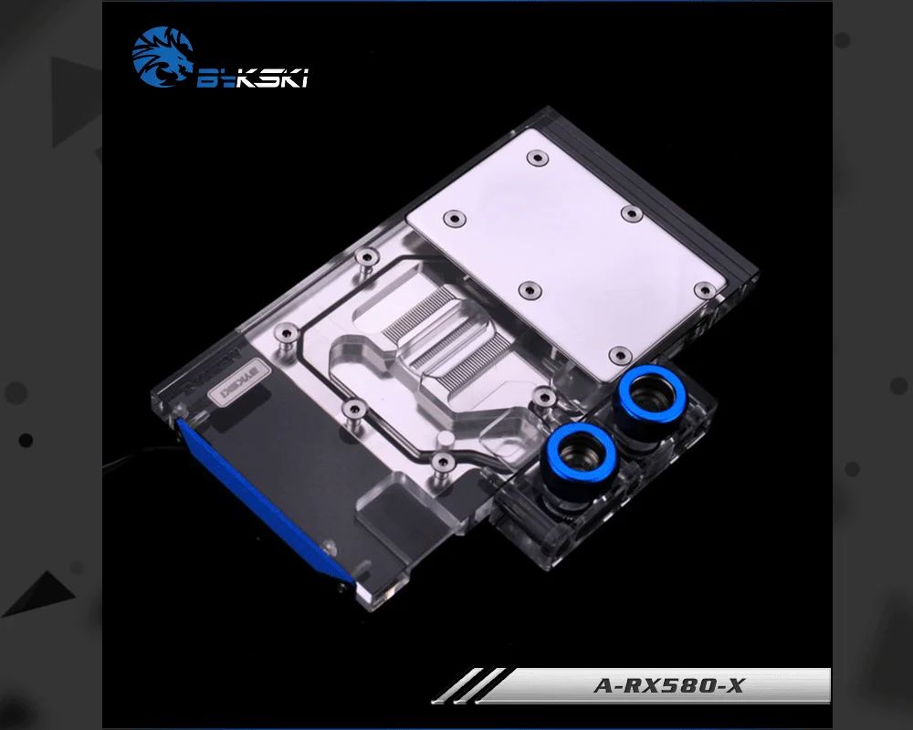 Bykski A-RX580-X, полное покрытие видеокарты водяного охлаждения блок RGB/RBW для всех серий основатель издание RX580