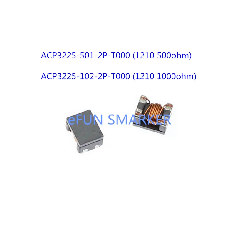 10 шт. адаптера переменного тока катушки ACP3225 501 2P T000 1210 500ohm 2A фильтры общего режима