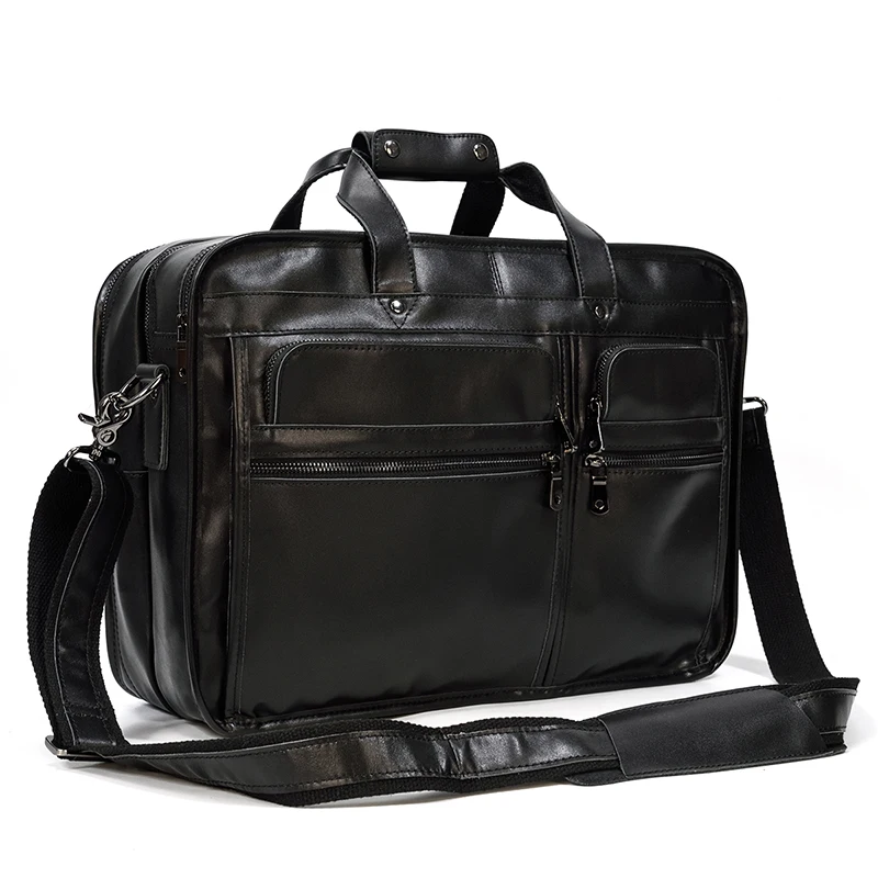 

Mhaue - men's 15, 16 and 17 inch notebook leather briefcase