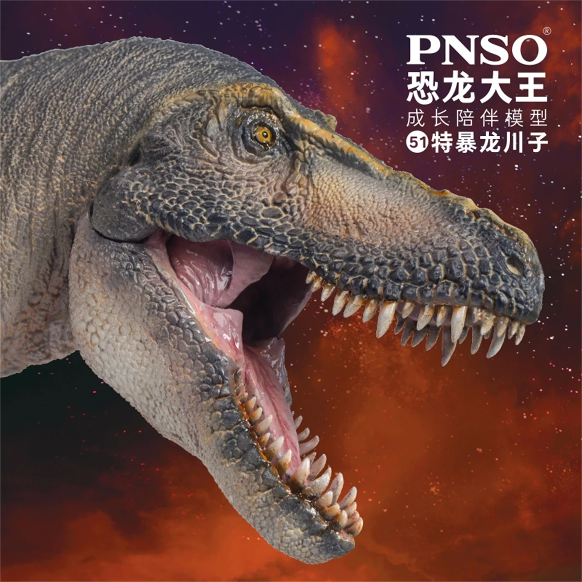 &iexcl;En STOCK! PNSO Tarbosaurus Chuanzi modelo tiranosaurio, dinosaurio tiranosaurio, Colector de animales, decoraci&oacute;n, juguete para regalo para adultos-1