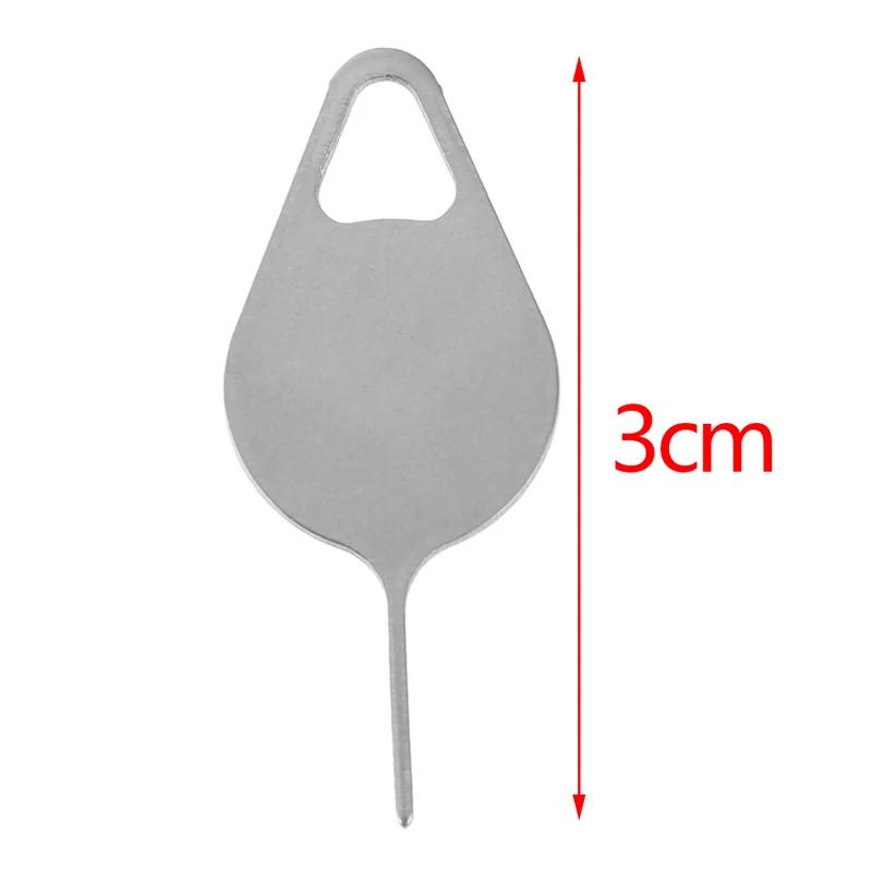 

3pcs Sim Card Tray Removal Eject Pin Key Tool Stainless Steel Needle Universal for iPhone iPad for All Smart Phones
