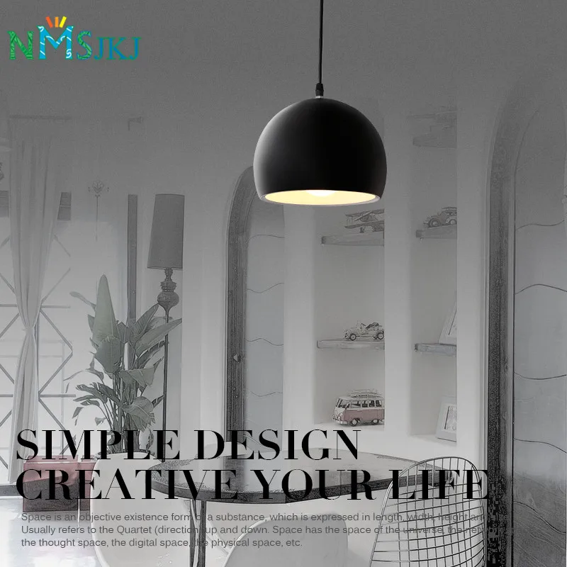 Современные Черные светодиодные подвесные светильники для кофейни