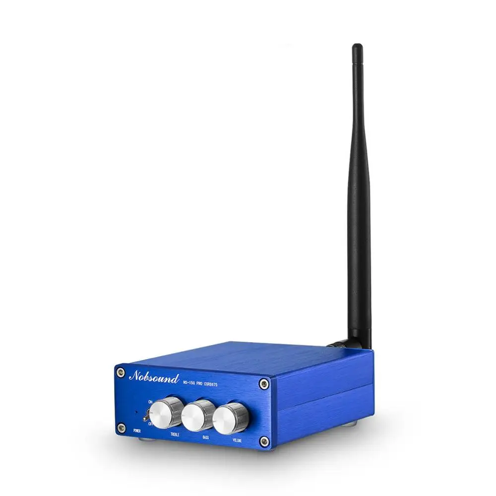 Without Power Supply Nobsound CSR8675 Bluetooth 5,0 цифровой усилитель мощности аудио мини HiFi APTX-HD 100 Вт+ 100 Вт - Цвет: Without Power Supply