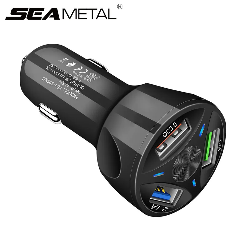 Автомобильное зарядное устройство с USB портом 12 В QC 3 0|Зажигалка| |
