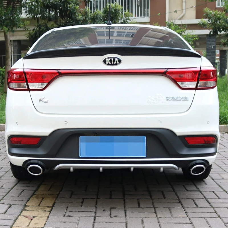 Защитный диффузор для заднего бампера KIA RIO K2 2017 2018 комплект кузова бампер задняя