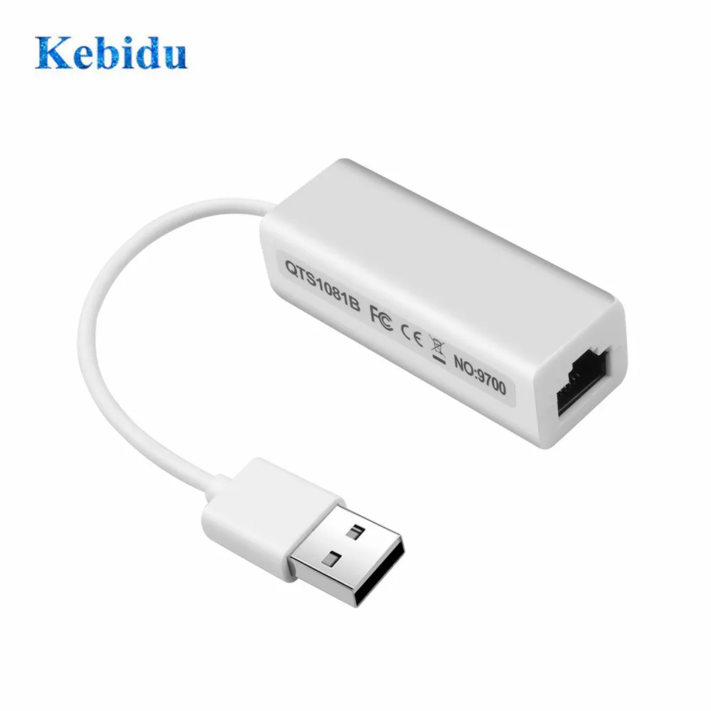 Адаптер kebidu USB 3 0 к RJ45 Micro Lan сетевой Ethernet адаптер карта 10/100 для ПК/windows 7 ноутбука LAN