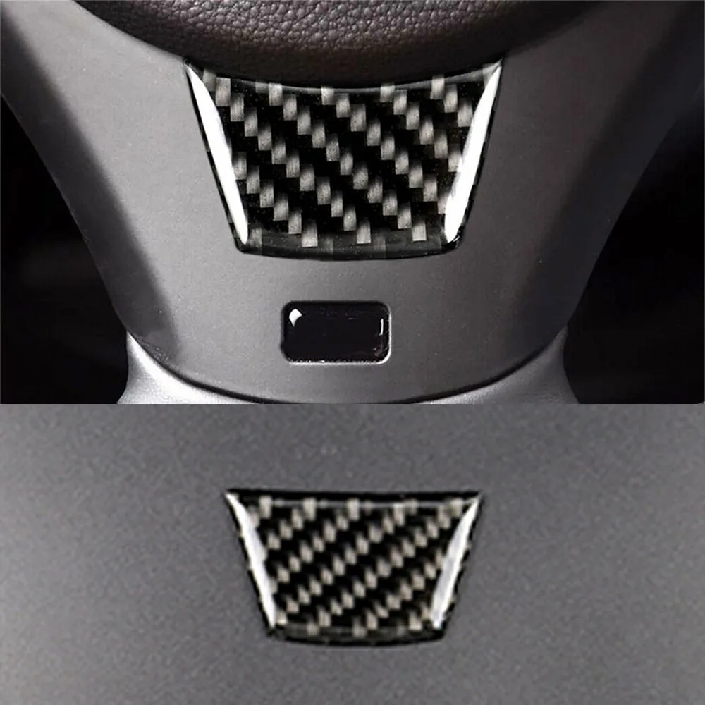 

Car Carbon Fiber Steering Wheel Cover Stickers Decal Interior Trim For Mini Cooper Clubman R55 R56 Countryman R60