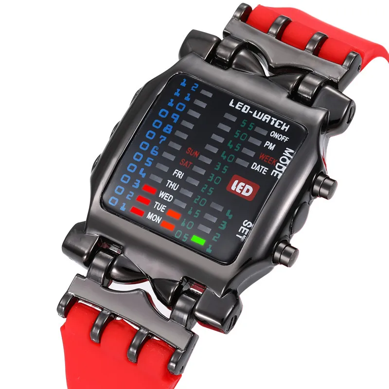 

LED Electronic Watch Creative Crab Student