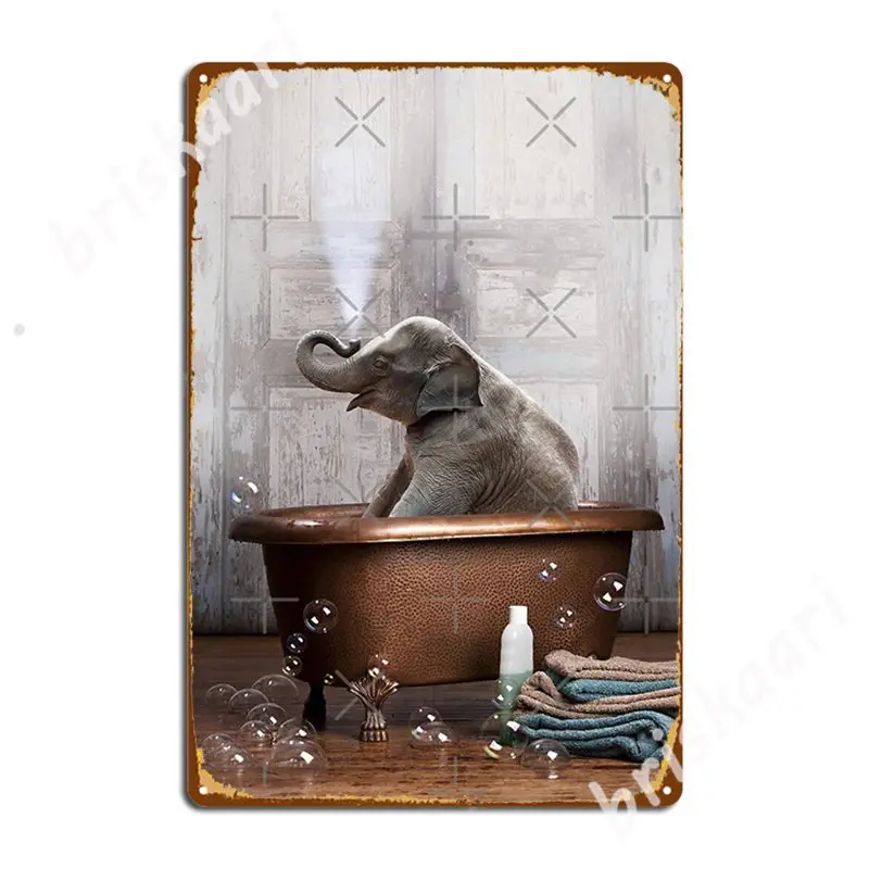 

Слон в ванне, металлические знаки, клубный бар, таблички, настенная пещера, персонализированные жестяные плакаты