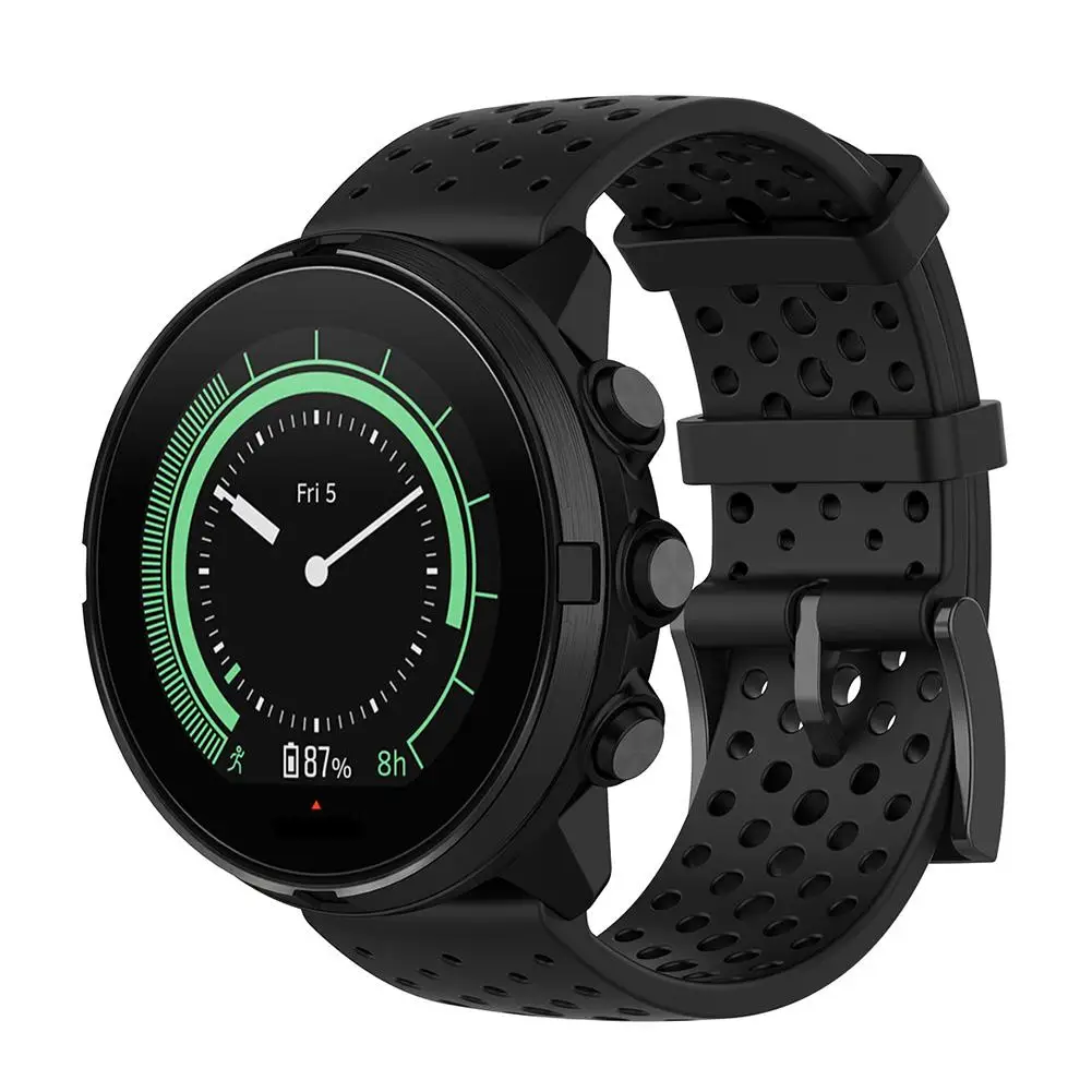 Силиконовый сменный ремешок для Suunto 9 мягкий часов аксессуары смарт-часов Baro 22 мм