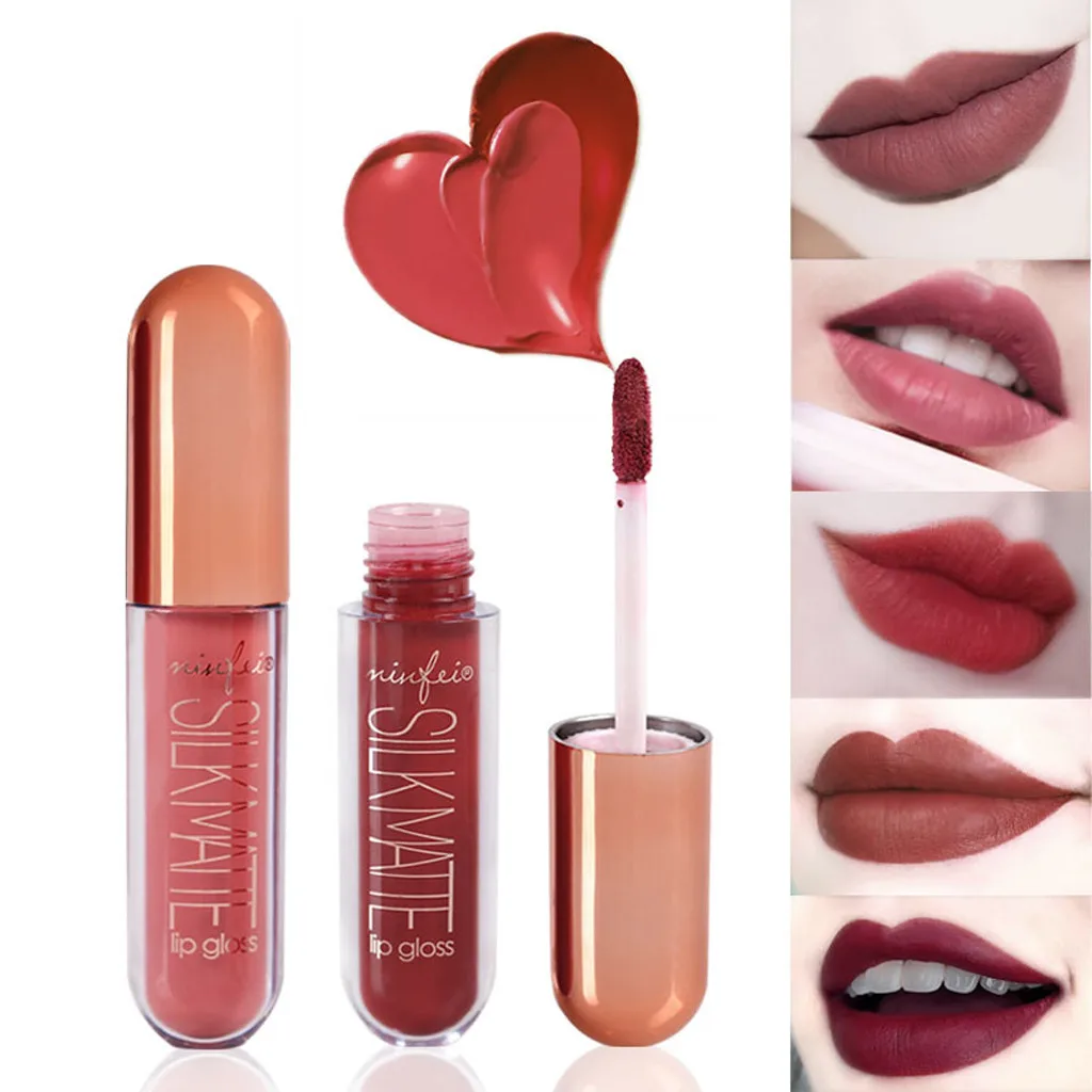 Стойкий водонепроницаемый матовый бриллиантовый бархатный гладкий блеск для