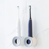 plastic electric toothbrush holder round white bathroom traceless stand storage rack organizer accessories kitchen tool supplies