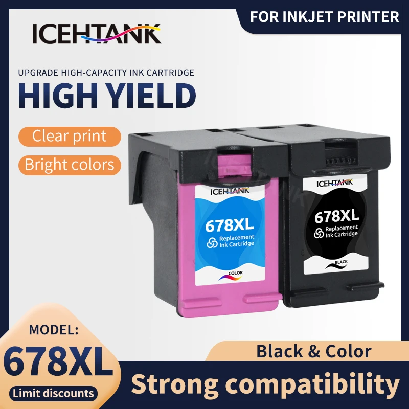 

Картридж для принтера HP 678 XL Deskjet 678 2515 3515 1018 1518 2548 3548