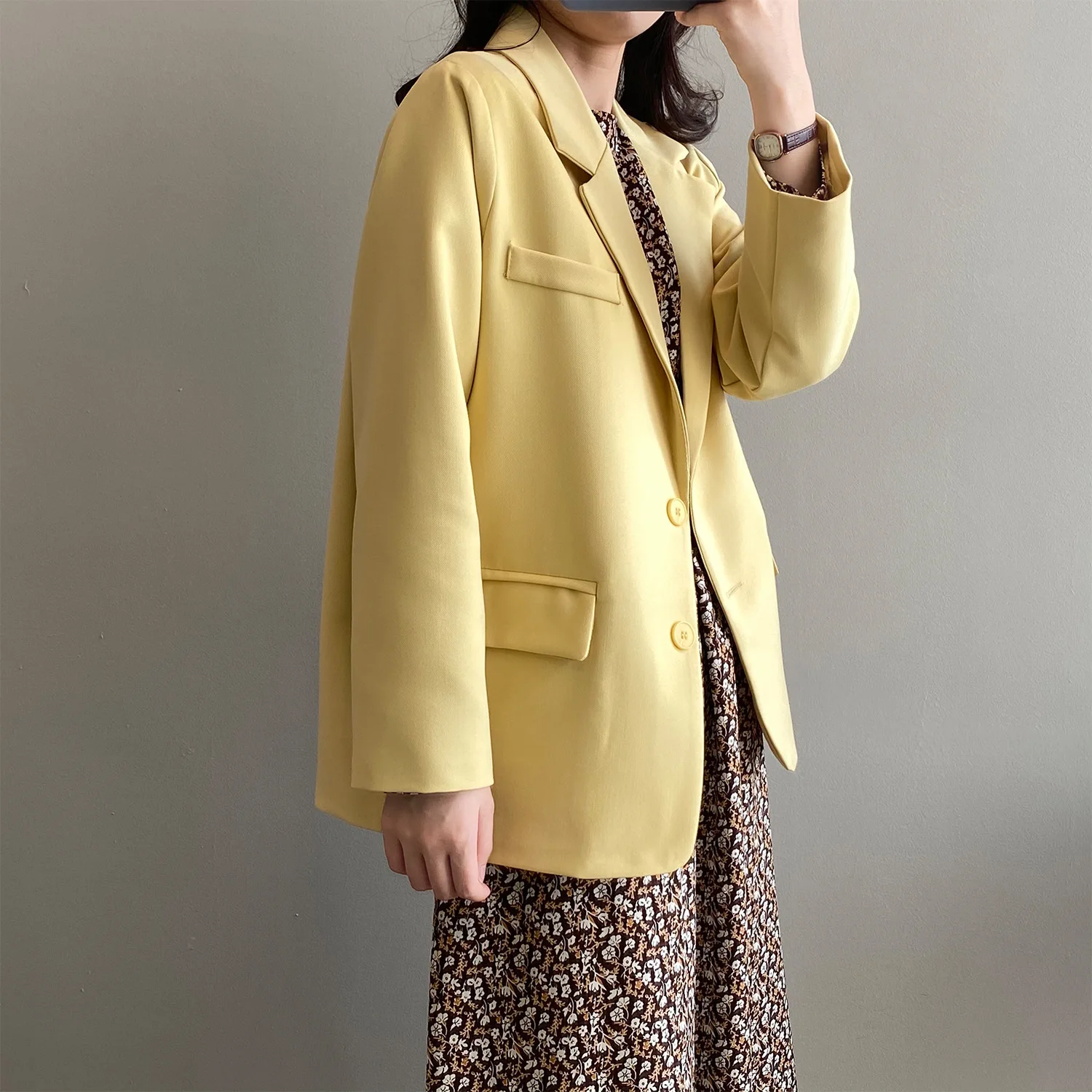 Блейзер для женщин Весенняя Новинка шикарные офисные женские свободные