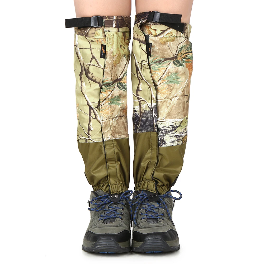 1 пара Зимние гетры длинные камуфляжные защита ног водонепроницаемые дышащие для