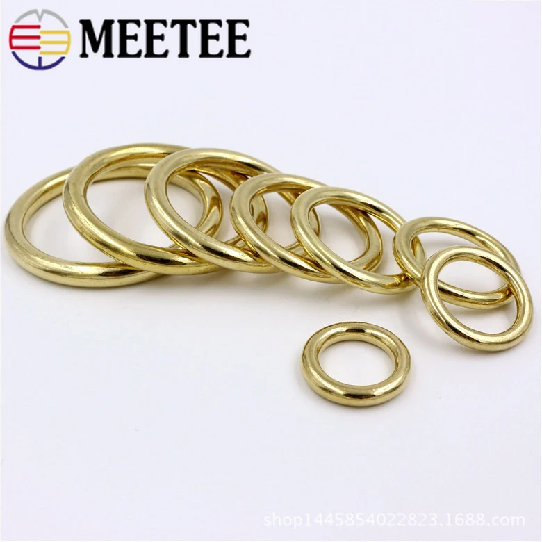 2 шт. латунные уплотнительные кольца для собак воротник тканевая лента