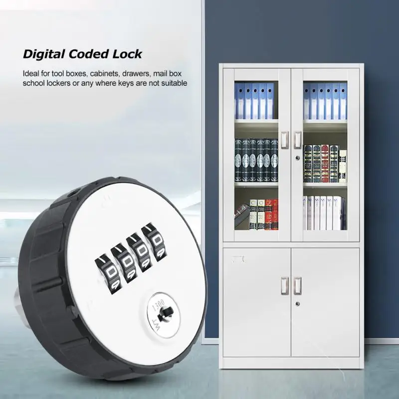 

Digital Combination Cam Lock Zinc Alloy Code Password Lock Combination Cam Mailbox Cabinet Password Safe Lock Locker with Keys