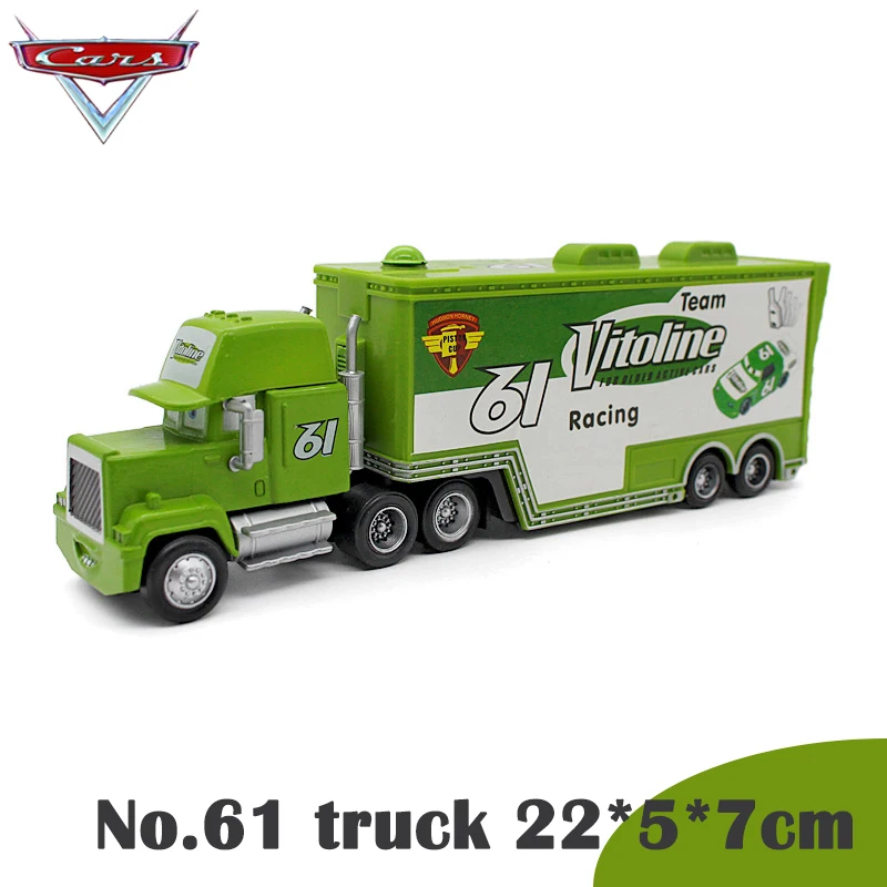 Коллекция автомобилей дядюшка Мак из м/ф Disney Pixar в масштабе 1:55