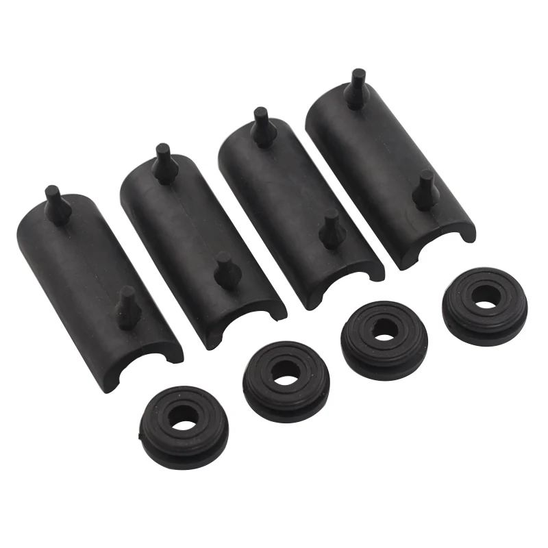 

Черная жесткая седельная сумка с резиновой втулкой, опорная подушка, Чехол для Harley Touring Electra Glide FLT FLHT FLHTCU FLHR 14-Up