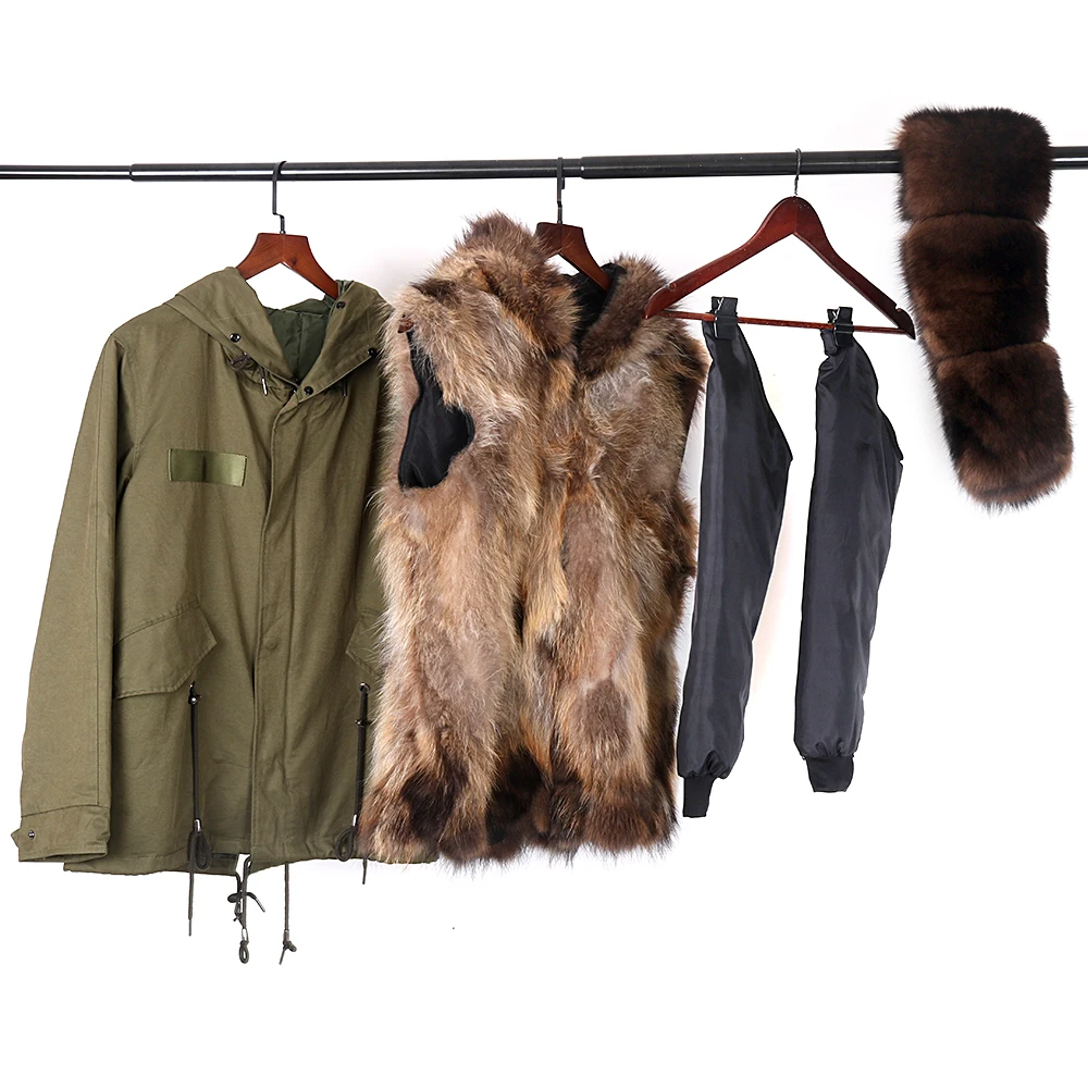 Women Winter Jacket Real Fur Coat Waterproof Parkas Ladies Outerwear Fashion Streetwear New Brand Designer Casual Clothing