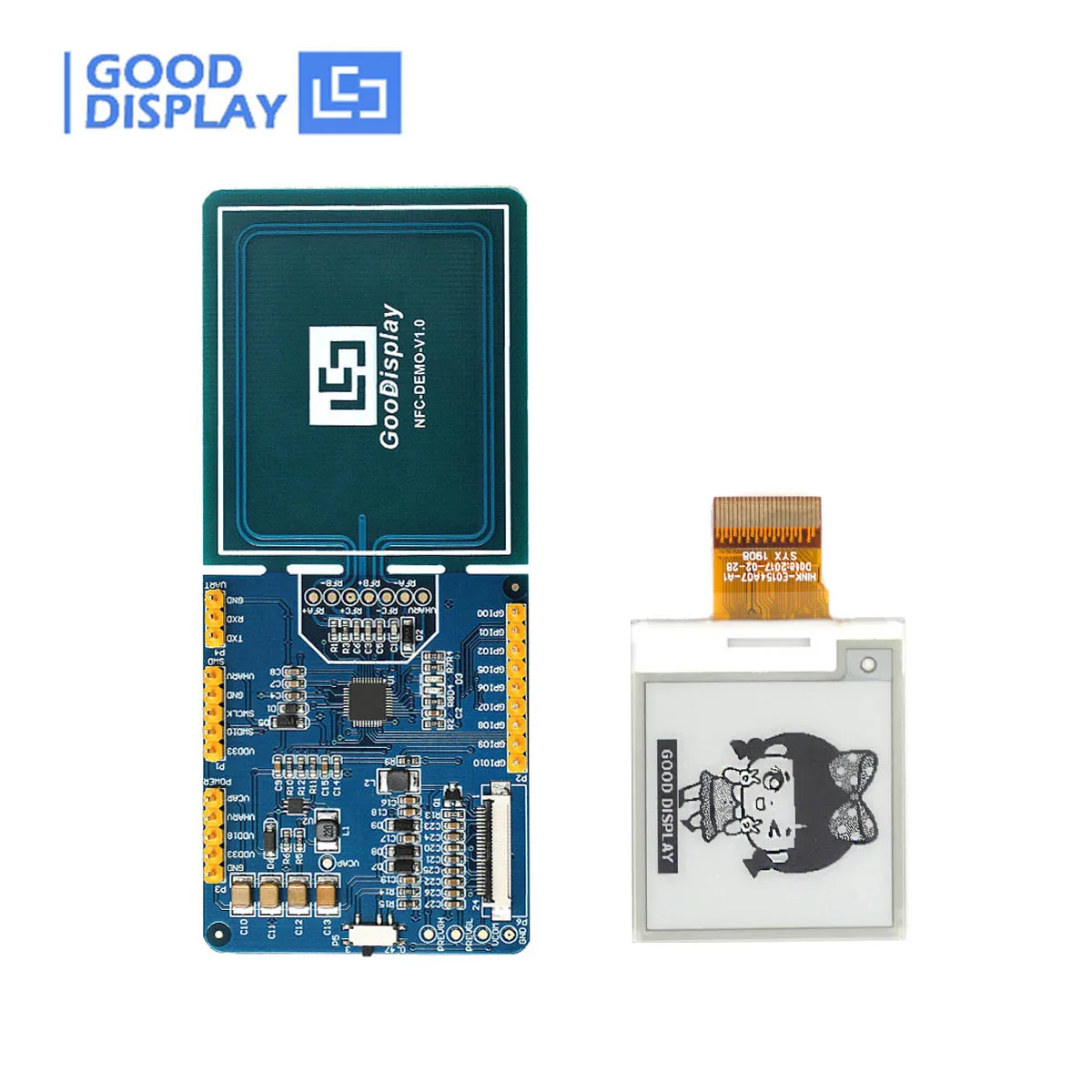 

Электронный бумажный экран 1,54 дюйма 200x200 E-Ink SSD1680 с картой NFC