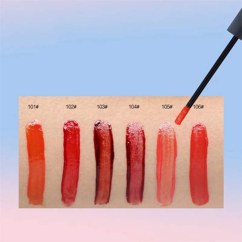 Жидкая губная помада 1 шт. водостойкий стойкий увлажняющий Корейский Блеск для